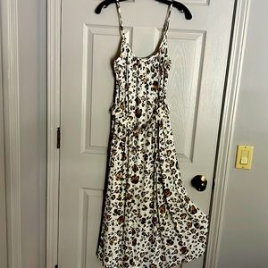 Leopard print dress.